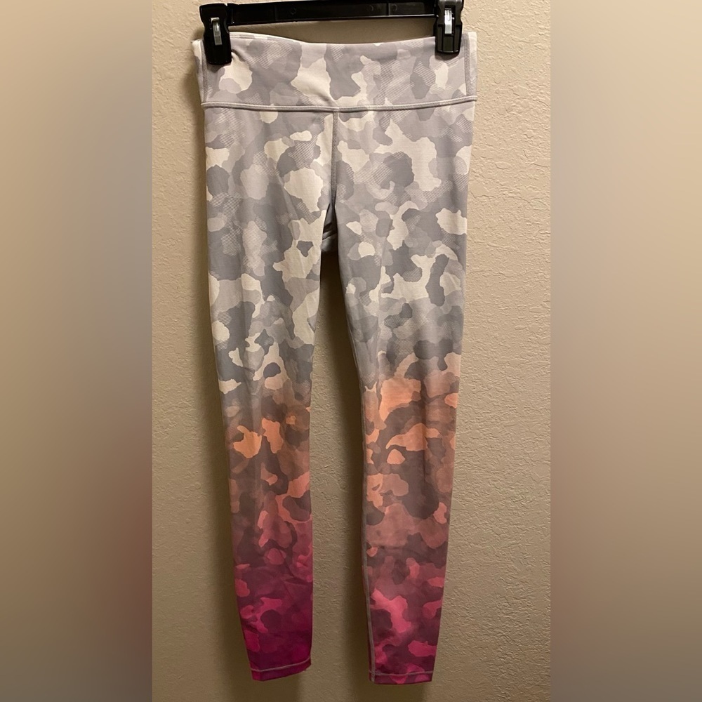 Athleta Girl Ombre Camo Tight Leggings Size XL